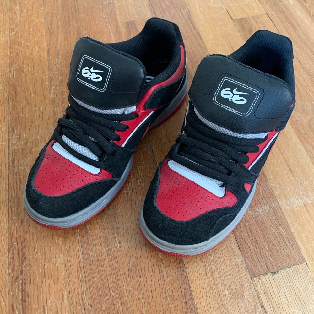 Black Red and White Nike 6.0 Sneakers